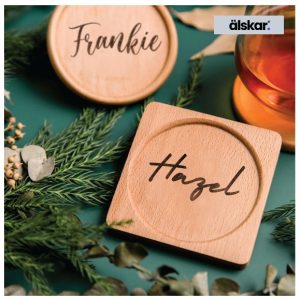 Unique Personalised Gift Name Coaster - Alskar