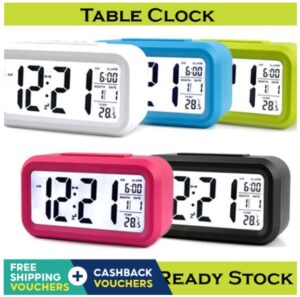 Smart Digital Table Clock with LCD Display