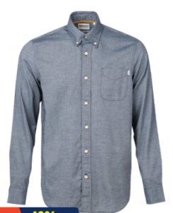 Timberland Men's Gale River Long-Sleeve Oxford Shirt