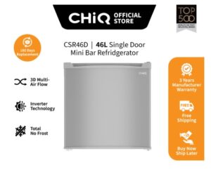 CHiQ Single-door Mini Bar Fridge