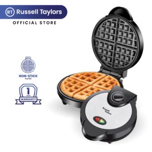 Russell Taylors Belgian Waffle Maker with Temperature Control