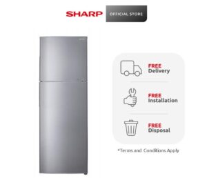 SHARP Inverter Refrigerator (291L/317L) - Model SJ-RX38E-SL2 / SJ-RX42E-SL2
