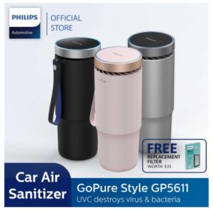 Philips Car Air Purifier Sanitizer GoPure Style GP 5611 Series | GP5612 GP5613