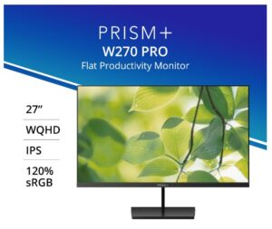 PRISM+ 27 WQHD IPS Professional Monitor - Model W270 PRO