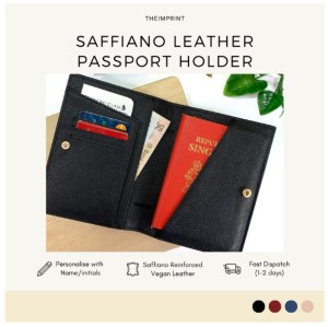 The Imprint — Personalised Leather Passport Cover