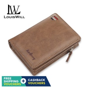 Men Short Zipper Wallets