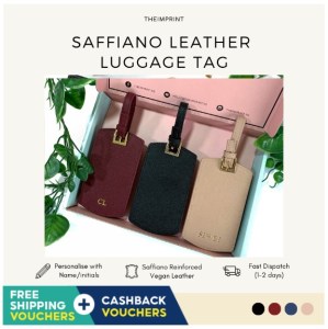 Personalised Leather Luggage Tag – The Imprint