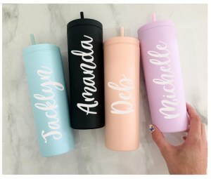 Alskar Sg — Vivid BPA-Free Skinny Tumbler Water Bottle