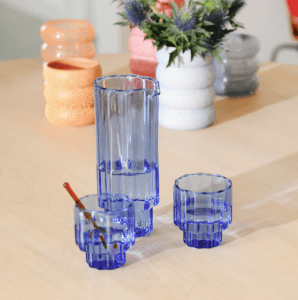 Bloom Blue Carafe