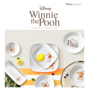 Corelle — Winnie The Pooh Tableware: 10 Piece Set for 2 People