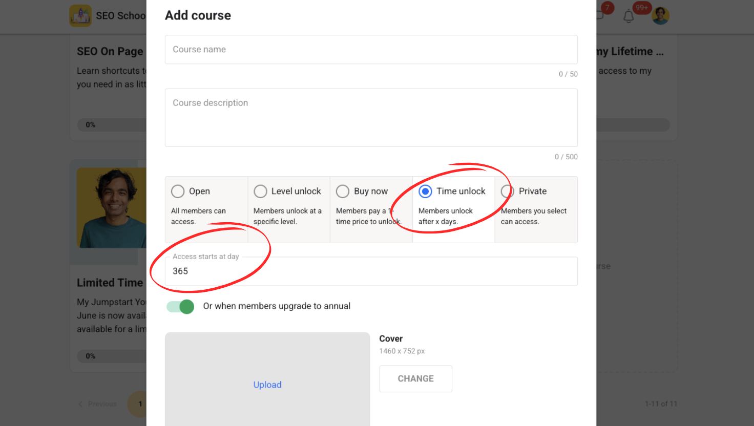 Adding A Course on Skool with Time Unlock Feature