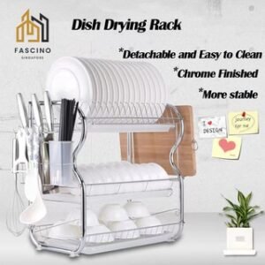 Fascino Dish Drying Rack for a Clutter-Free Kitchen