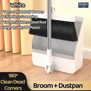 Foldable Broom & Dustpan Set for Easy Home Cleaning