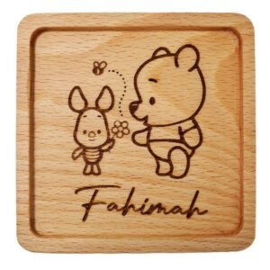 Personalised Wood Cup Coaster