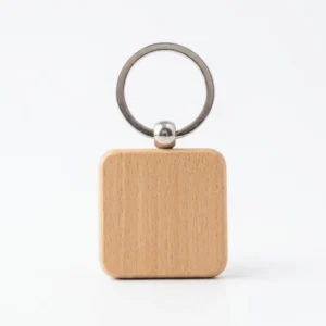 Personalised Wooden Keychain